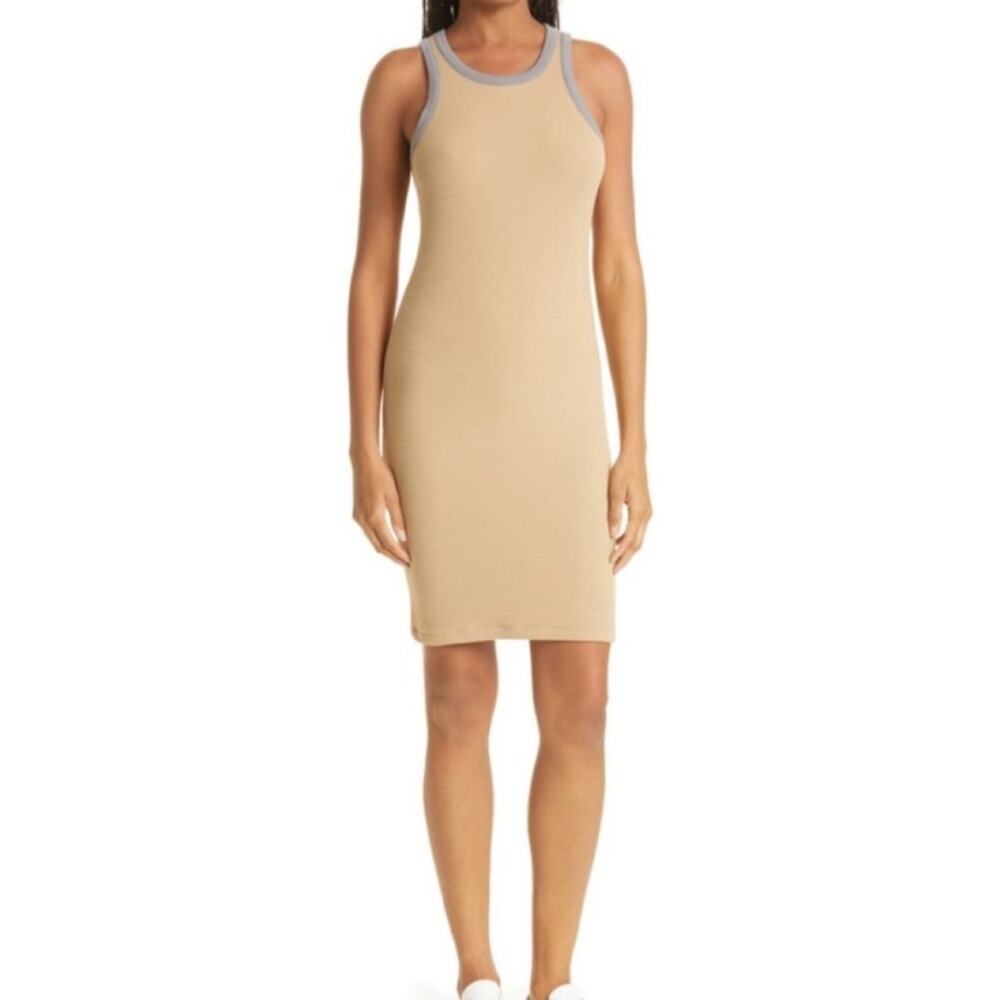 NWT ATM Anthony Thomas Melilla Stretch Modal Ribbed Tank Dress Medium